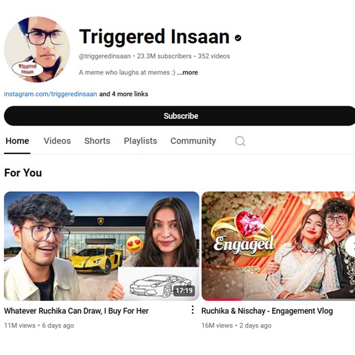 Triggered Insaan Announces Engagement